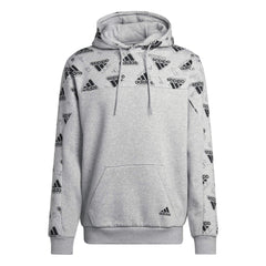 Adidas hoodie stadium graphic grijs