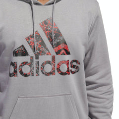 Adidas hoodie 2.0 print grijs
