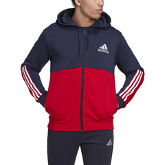 Adidas hoodie met ritsfleece colorblock