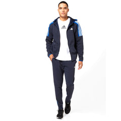 Adidas trainingspak 3 strepen MTS blauw
