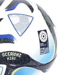 Adidas bal Oceaunz maat 1 (Mini) wit/blauw