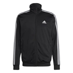 Adidas trainingspak 3 strepen tricot track zwart