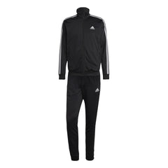 Adidas trainingspak 3 strepen tricot track zwart