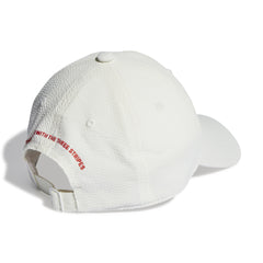 Adidas pet DD tekst volwassenen wit/rood