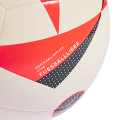Adidas bal EURO24 CLB wit/solar rood