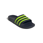 Chaussons Adidas Adilette bleu marine/jaune