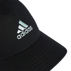 Adidas pet logo LK volwassenen zwart/licht blauw