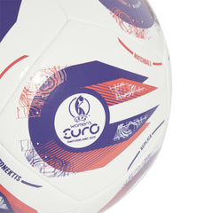 Adidas bal EURO25 W CLB wit/pantone