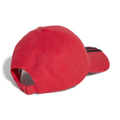 Adidas pet NL 3 strepen rood/zwart