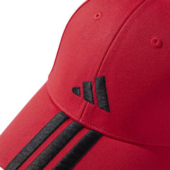 Adidas pet NL 3 strepen rood/zwart