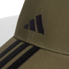 Adidas pet NL 3 strepen kaki/zwart