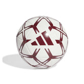 Adidas bal starlancer IV maat 1 (Mini) wit/bordeaux