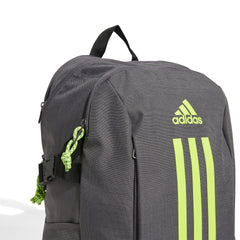 Adidas rugzak Power VII 3 strepen grijs/citroen 46 cm
