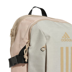 Adidas rugzak Power VII 3 strepen beige 46 cm