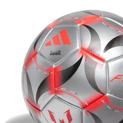 Adidas bal Messi maat 1 (Mini) zilver/rood