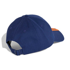 Adidas pet NL 3 strepen blauw/oranje