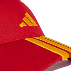 Adidas pet NL 3 strepen rood/geel