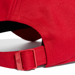 Adidas pet NL 3 strepen rood/geel