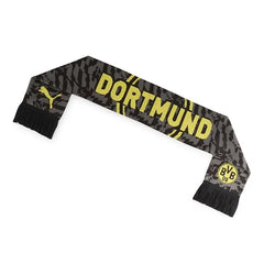 Borussia Dortmund sjaal Puma zwart/grijs