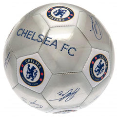 Chelsea bal handtekeningen maat 5 zilver — Maat 5