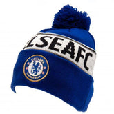 Chelsea muts pompon tekst blauw/wit