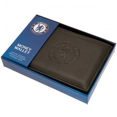Chelsea portefeuille leder reliëf logo
