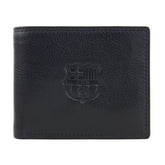 Portefeuille en cuir avec logo en relief du FC Barcelone HT