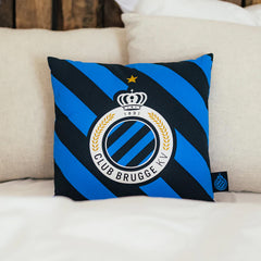 Club Brugge kussen strepen 40 x 40 cm