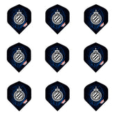 Club Brugge vluchten set Bull's 9 stuks straten