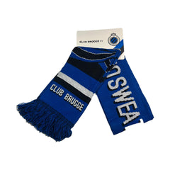 Club Brugge sjaal NL No Sweat No Glory blauw