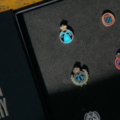 Club Brugge retro pins 6 stuks