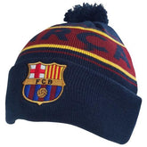 FC Barcelona muts pompon tekst blauw/geel
