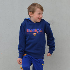 FC Barcelona hoodie KIDS blauw