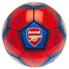 Arsenal balhandtekeningen rood/blauw
