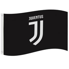 Juventus vlag zwart 90 x 150 cm