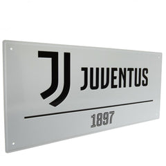 Juventus plaat 1897 wit 40 x 18 cm