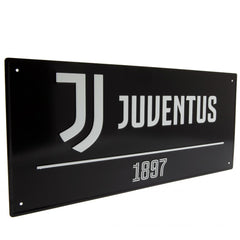 Juventus plaat 1897 zwart 40 x 18 cm