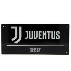 Juventus plaat 1897 zwart 40 x 18 cm