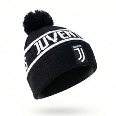 Juventus muts pompon TX zwart