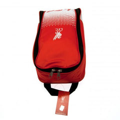 Liverpool toilettas - schoenentas fade rood/wit