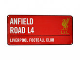 Plaque Liverpool rouge 40 x 18 cm