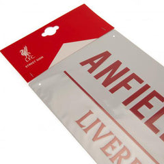 Liverpool plaat NW wit 40 x 18 cm