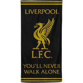 Liverpool handdoek YNWA noir/doré 70 x 140 cm