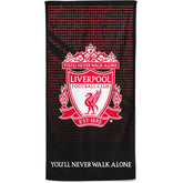 Liverpool handdoek YNWA noir/rouge 70 x 140 cm