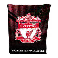 Liverpool deken YNWA zwart/rood 100 x 150 cm