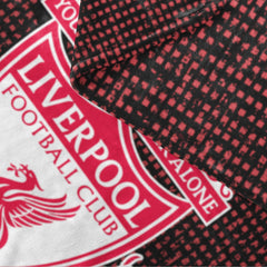 Liverpool deken YNWA zwart/rood 100 x 150 cm