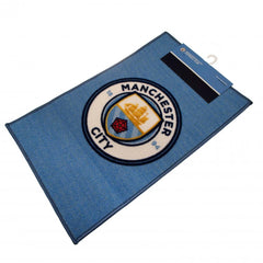 Manchester City tapijtlogo blauw