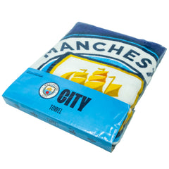 Manchester City handdoek PT marine 70 x 140 cm