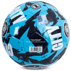 Manchester City bal Graffiti blauw
