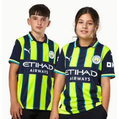 Manchester City away shirt Puma navy/geel